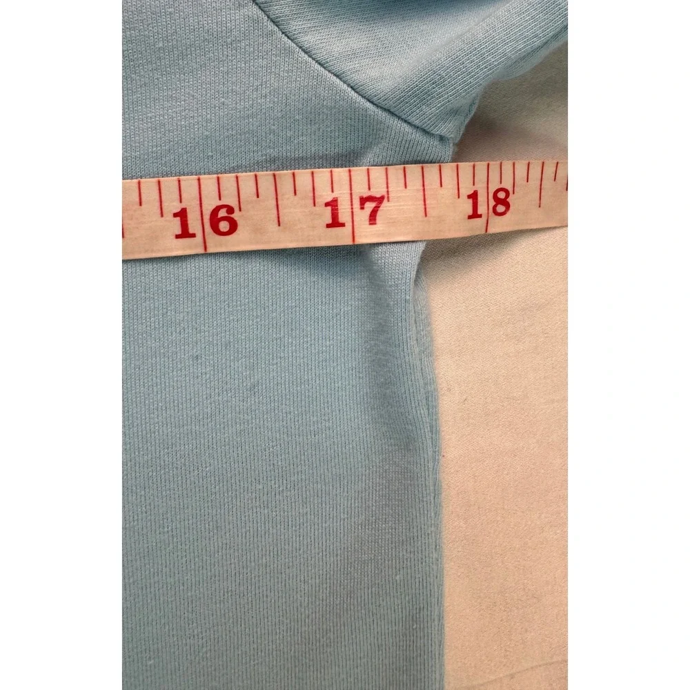 Southern Tide Boys XL 16 Light Blue Sailboat Graphic Long Sleeve Hoodie Tee